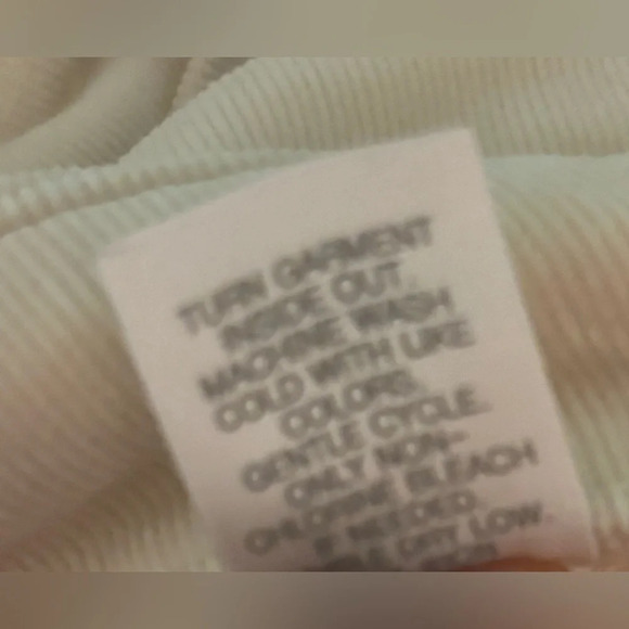 J. Jill Womens Winter White Sz 12 Corduroy High Rise Straight Leg - Picture 6 of 8